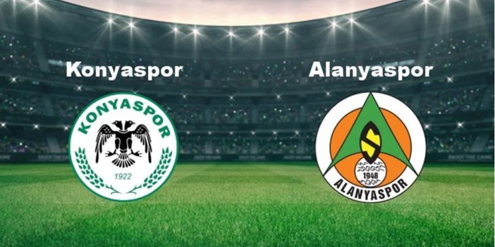 Konyaspor Alanya maçının ilk 11'i belli oldu