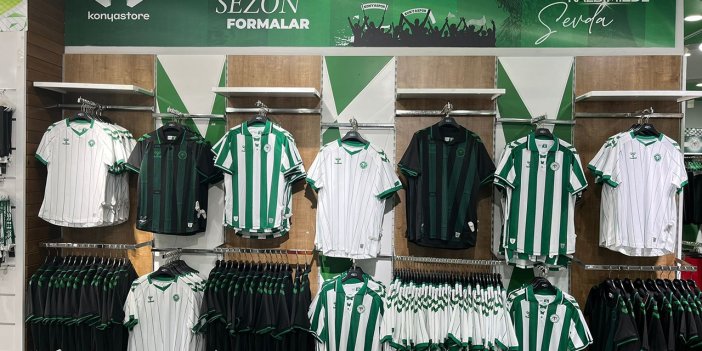 Konyaspor'da yeni sezon formaları kapış kapış!