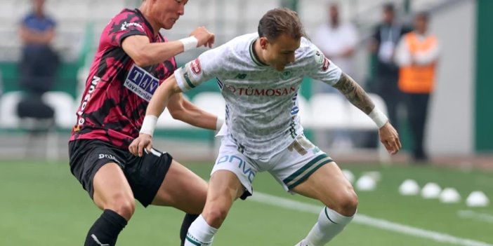 Konyaspor sahasındaki seriyi koruyamadı