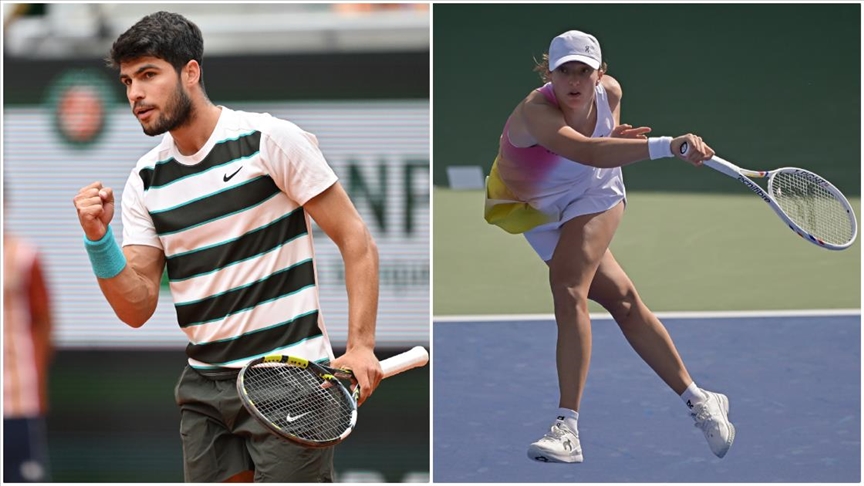 Fransa Açık'ta Alcaraz ve Swiatek ikinci tura yükseldi