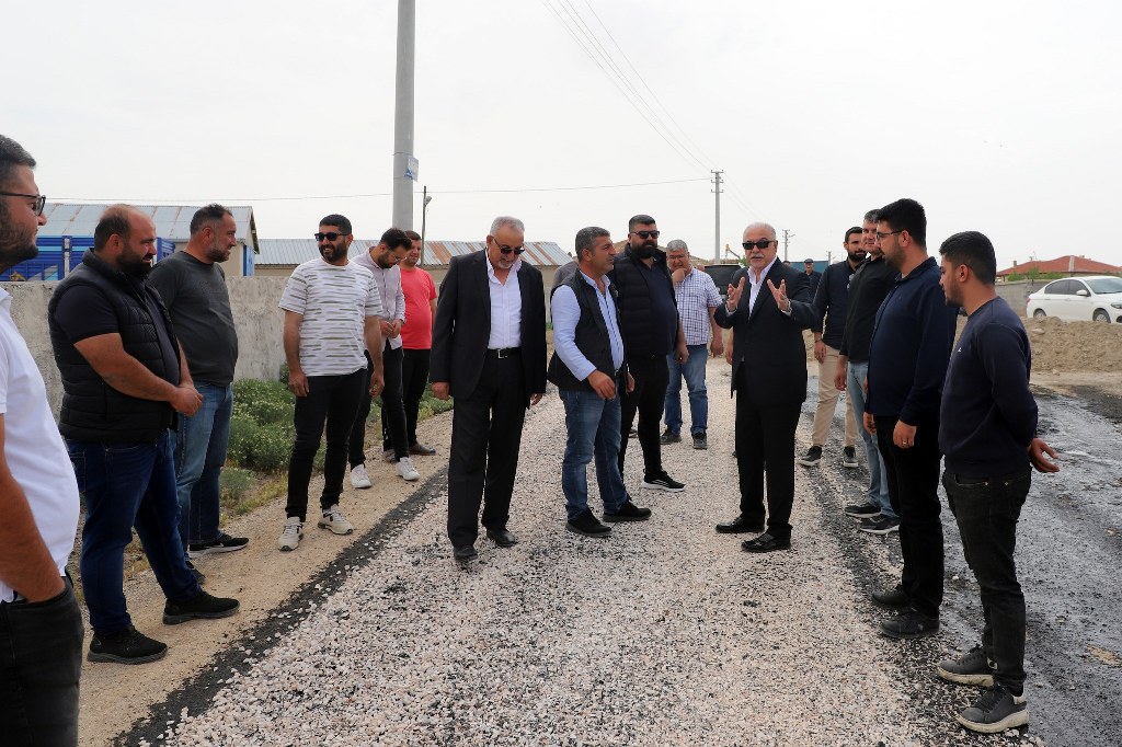 Başkan Kızılkaya çalışmaları yerinde inceledi