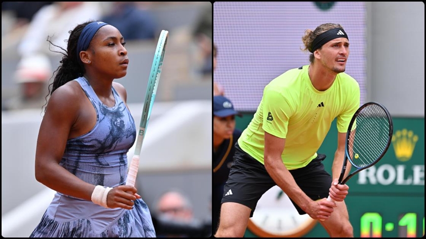 Fransa Açık'ta Gauff ve Zverev ikinci tura yükseldi
