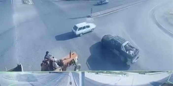 Konya'daki feci kazanın görüntüleri ortaya çıktı! Yaşlı çift böyle ölüme gitmiş!