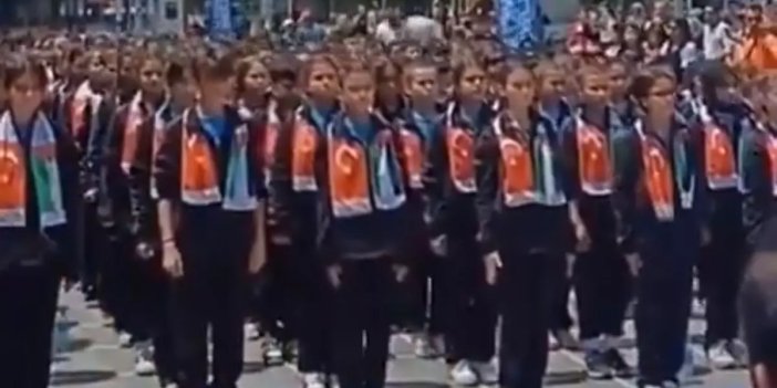 Konya'da gençler Filistin'e böyle destek verdi