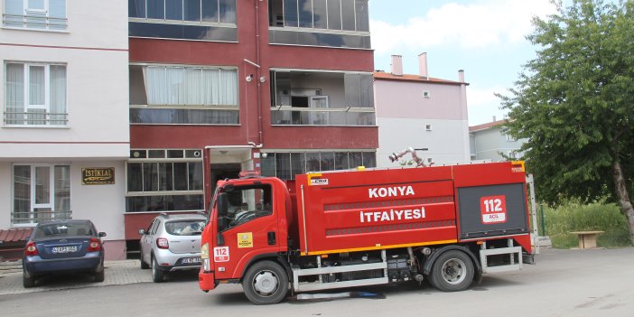 Beyşehir'de çıkan ev yangını kontrol altına alındı