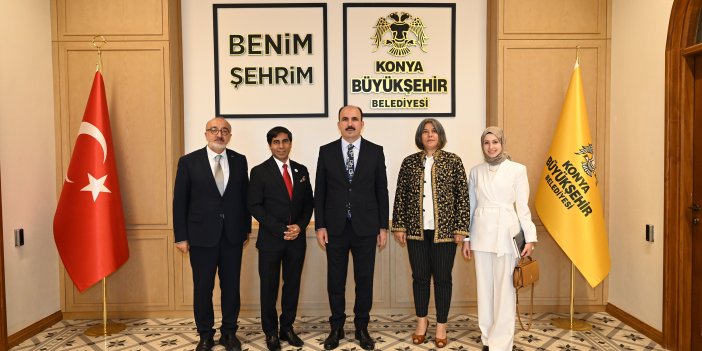 Konya’da bir Bangladeş evi kurulacak!  Büyükelçi Hag, Başkan Altay’ı ziyaret etti