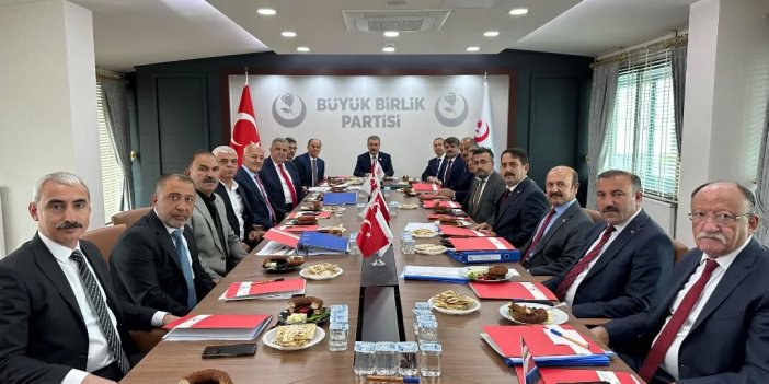 Destici başkanlarla buluştu