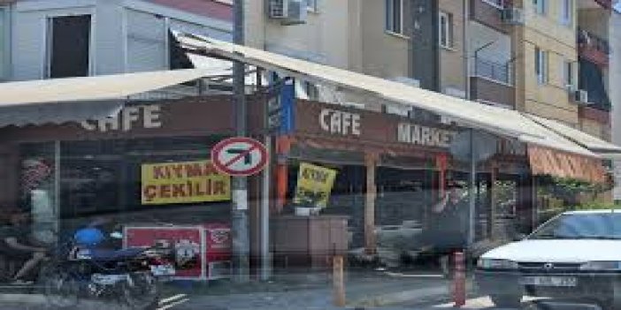 Tekel bayisinde 'kıyma çekilir' afişi
