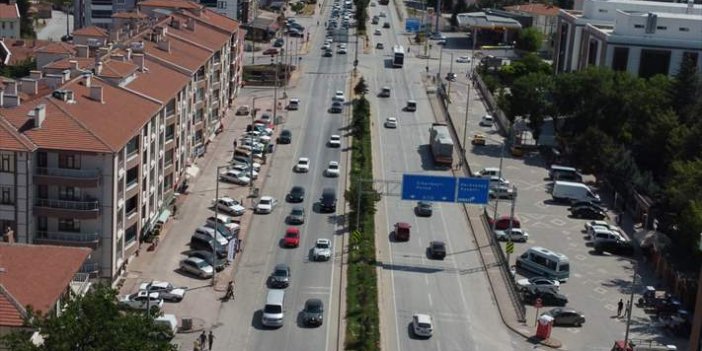 Bayram tatili dönüşünde Konya'da yoğunluk yaşanıyor
