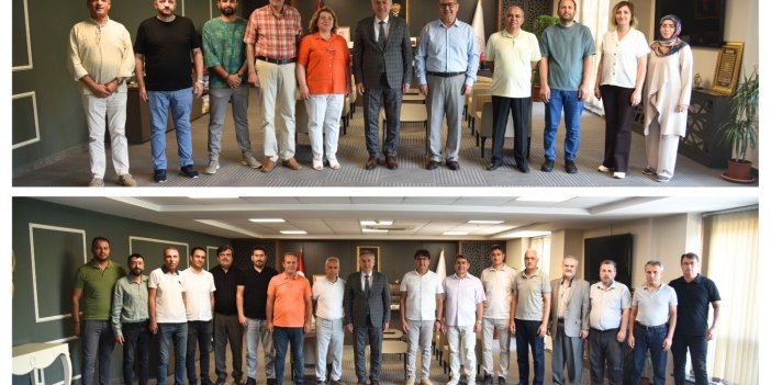 Konya'da eğitim çalışanları bayramlaştı