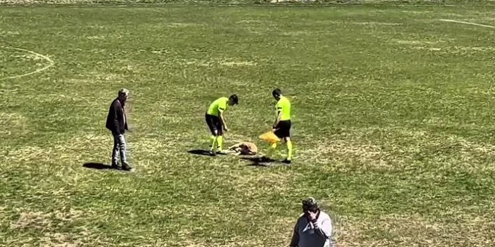 Köpeğe kırmızı kart gösteren hakem o anları anlattı