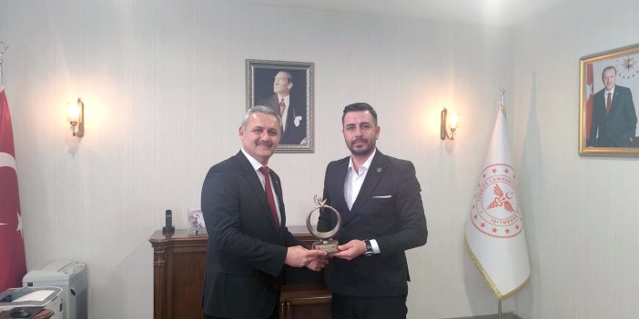 Akören heyetinden Yavuz'a hayırlı olsun ziyareti