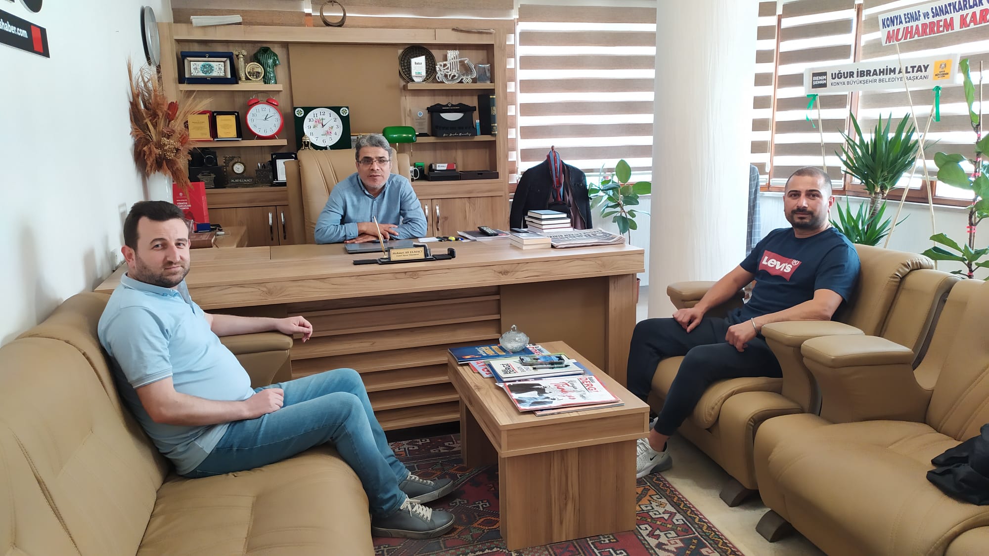 KONFER Derneği’nden Konya Bakış Gazetesi'ne ziyaret