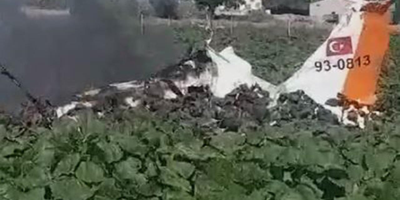 Kayseri'de eğitim uçağı düştü: 2 pilot şehit oldu