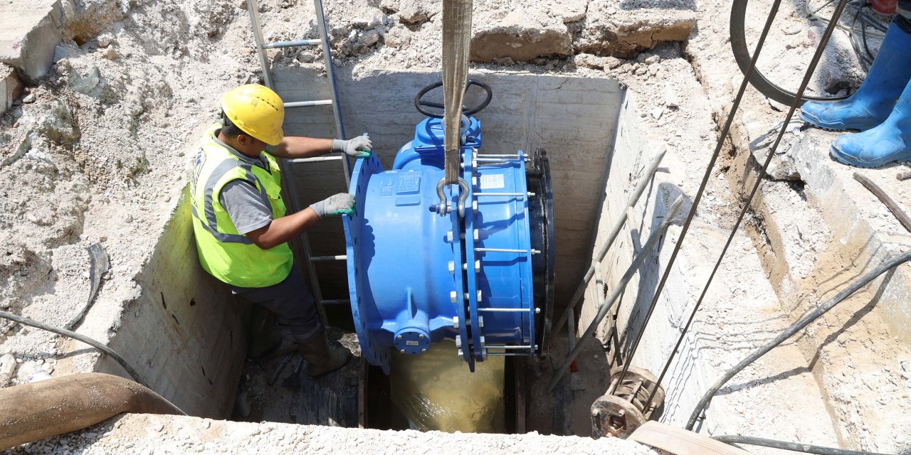 KOSKİ banliyö hattında isale hattı çalışmasını tamamladı