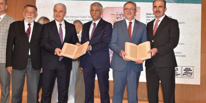 757 yıllık el yazması Konya'ya iade edildi