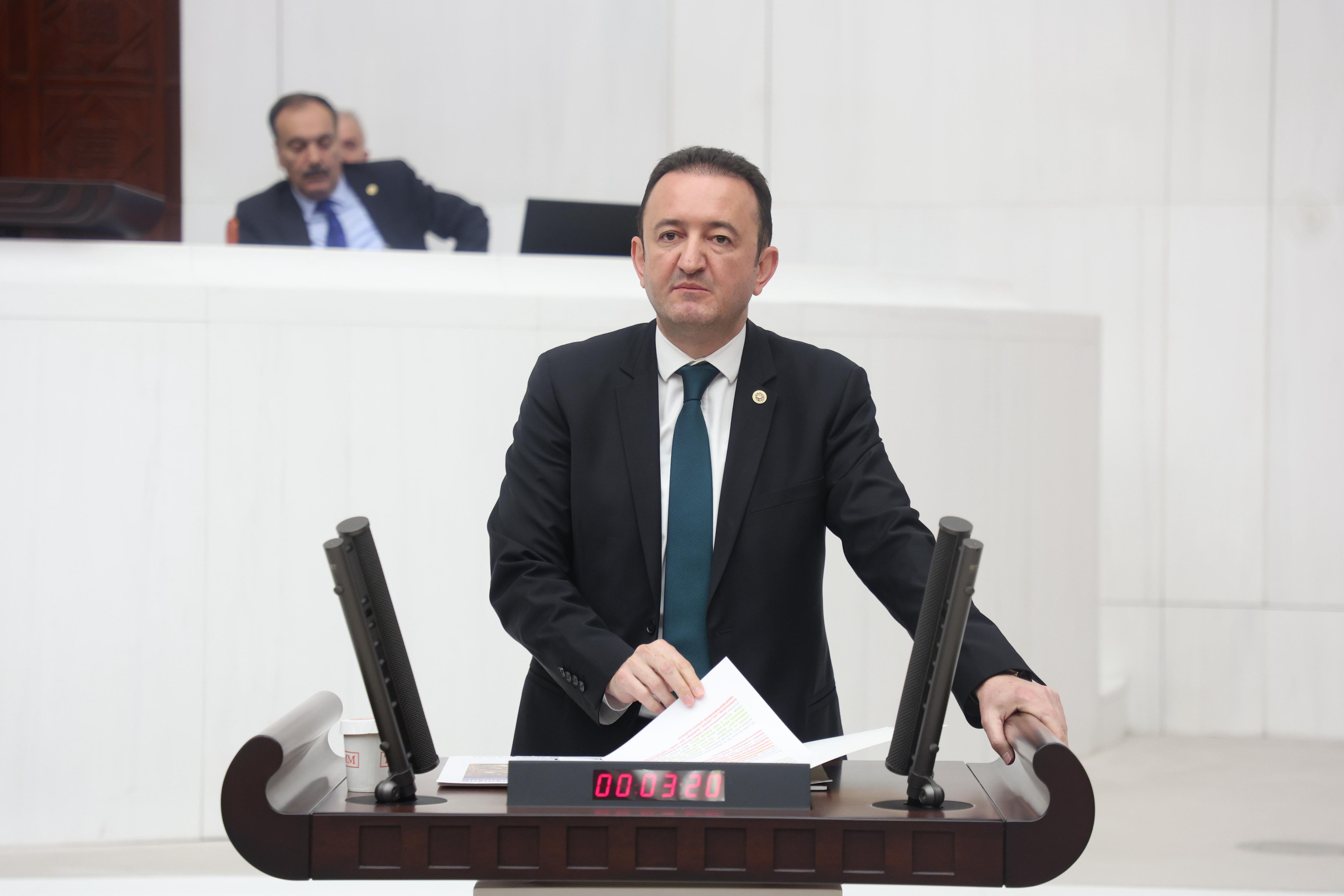 CHP Konya Milletvekili Barış Bektaş mecliste konuştu