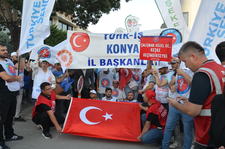 Türk-İş Konya Şube Başkanı Tamak'tan açıklama