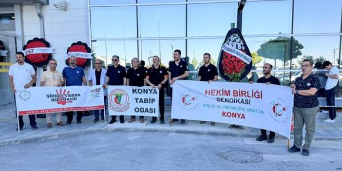 Konya'da hasta yakınının silahlı saldırısıyla hayatını kaybeden Dr. Karakaya anıldı