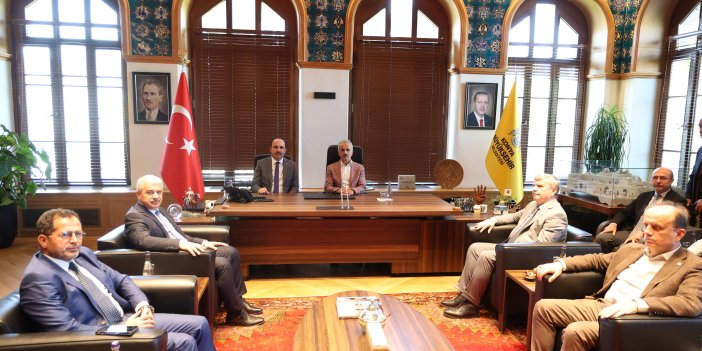 Bakan Uraloğlu Başkan Altay'ı ziyaret etti