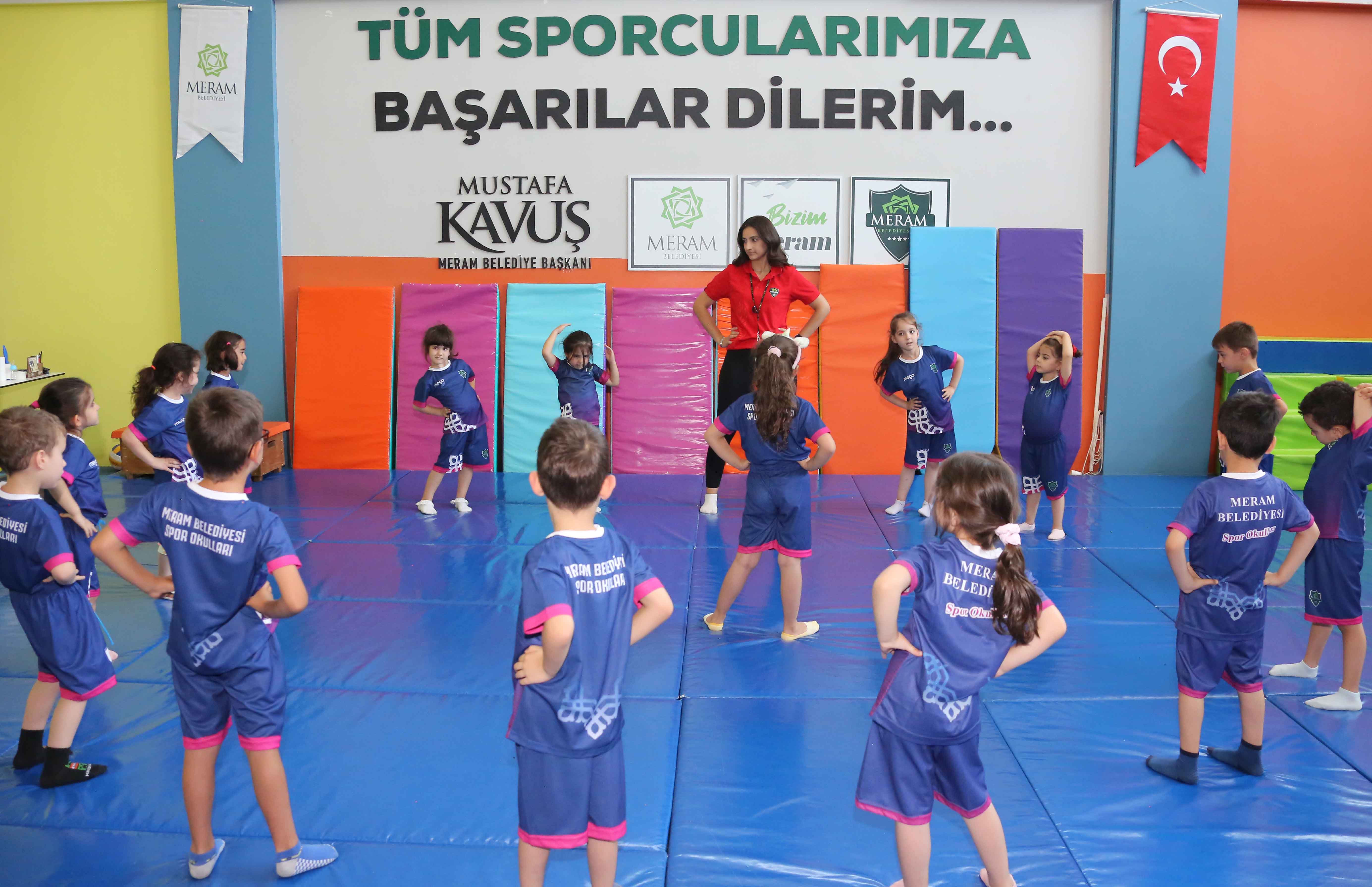 Meramlı çocuklar yaza ve spora “Merhaba” dedi