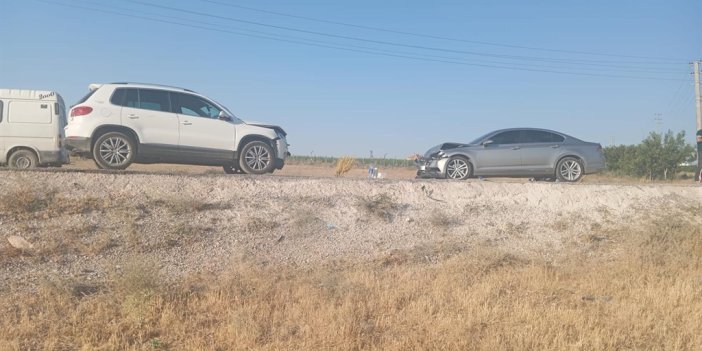 Konya'da otomobiller çarpıştı: 1 ölü, 6 yaralı