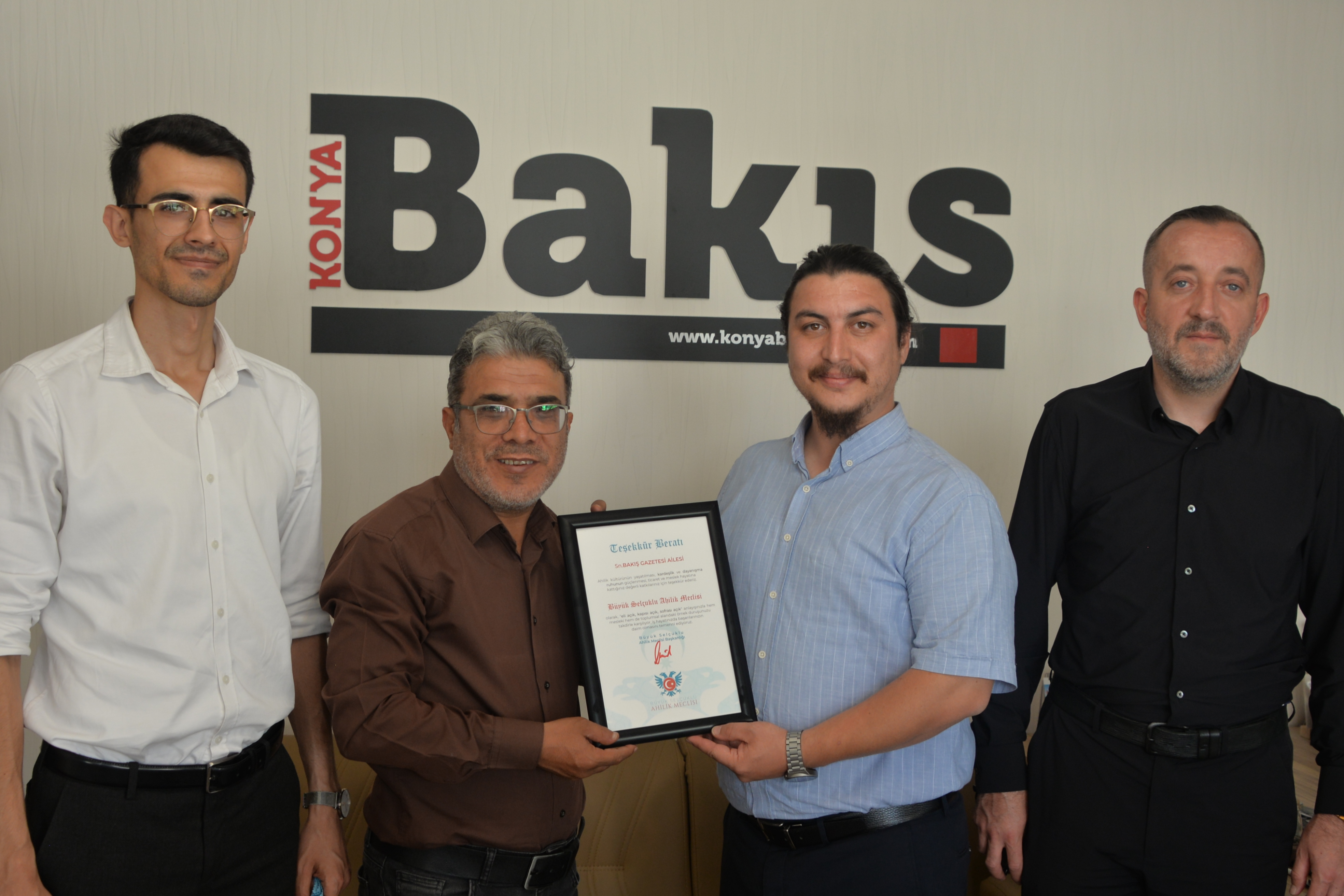 Büyük Selçuklu Ahilik Meclisi’nden gazetemize ziyaret