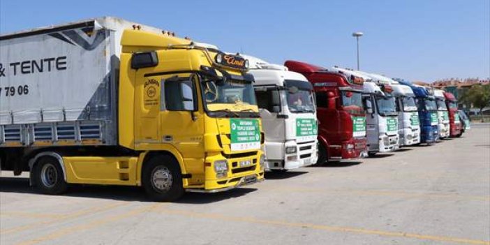 Konya'dan 8 yardım tırı, Adıyaman'daki 100 depremzede çiftin toplu düğünü için yola çıktı