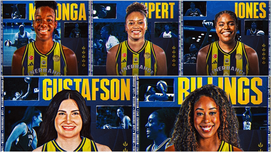 Fenerbahçe Opet Kadın Basketbol Takımı 5 oyuncuyu kadrosuna kattı