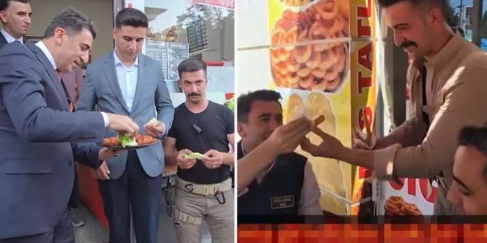 Çiğ köfteyi unutan vali işi tatlıya bağladı
