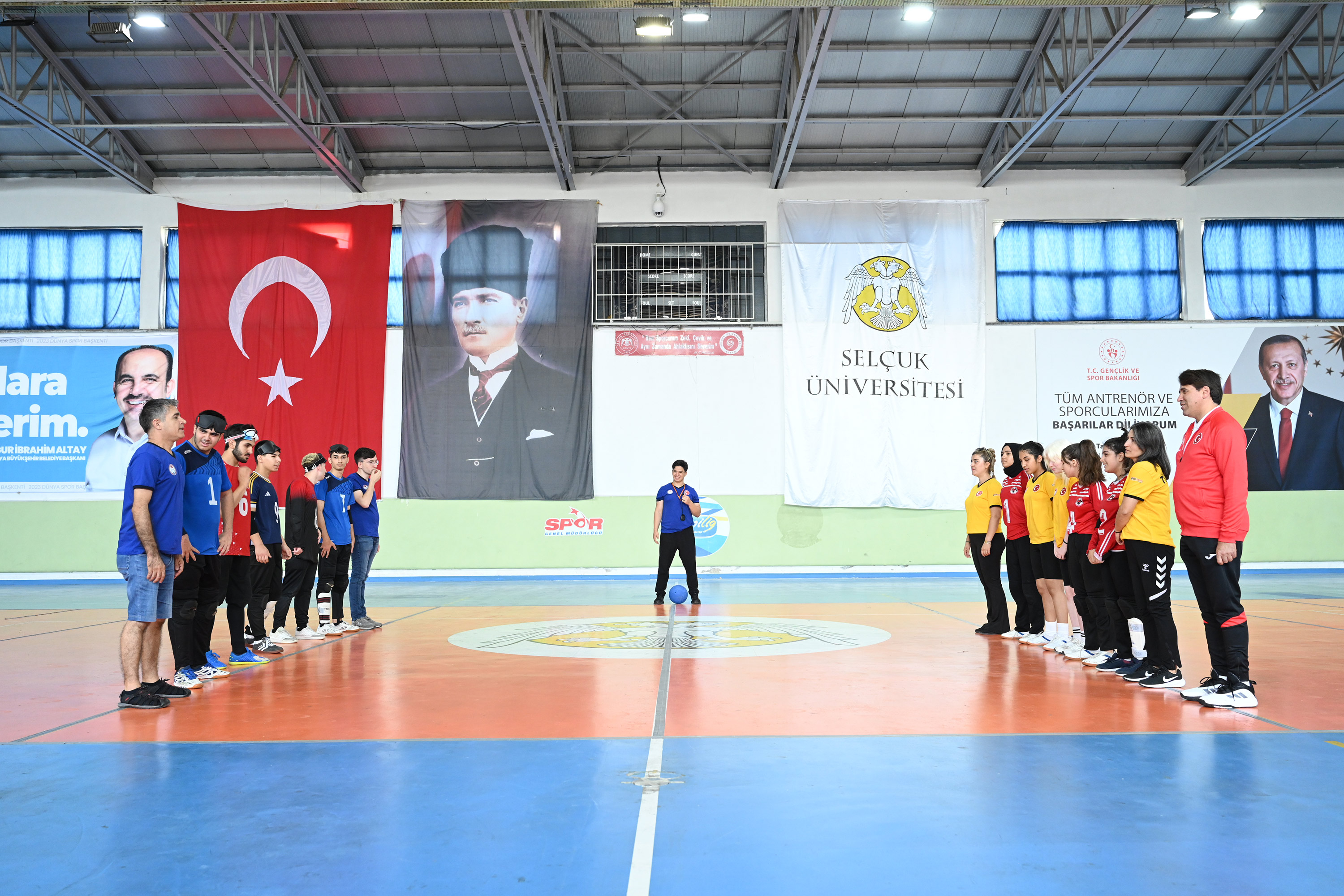 Konya Büyükşehir, Genç Goalball Milli Takımının Avrupa Şampiyonası Kampı’na ev sahipliği yaptı