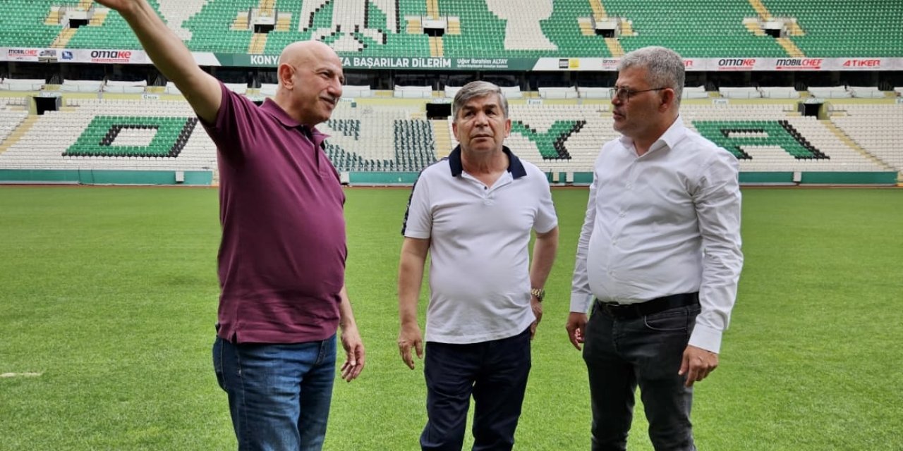 Konyaspor stadyumunda inceleme yapıldı!