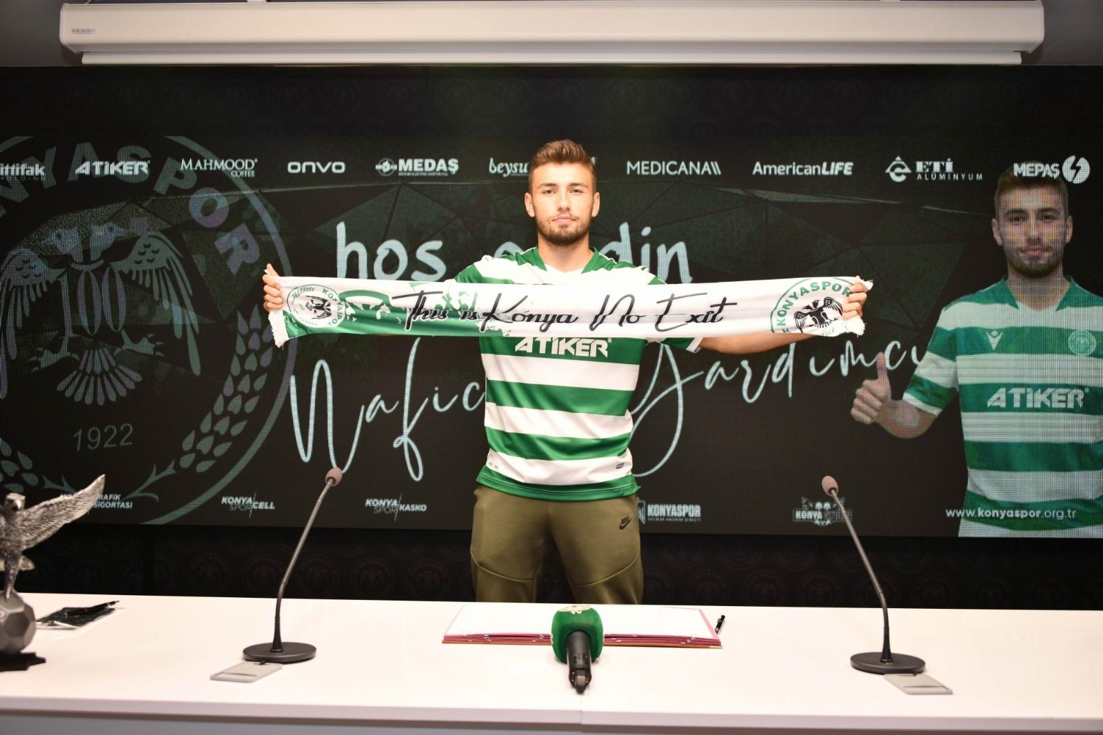 Konyaspor'da Nafican Yardımcı, Mardin'e transfer oldu