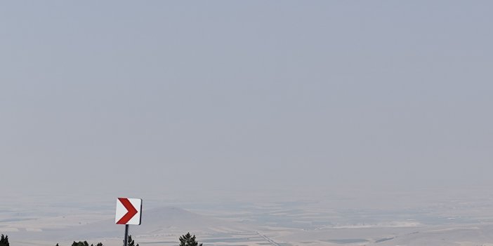 Konya'da gündüz vakti çöken duman endişelendirdi