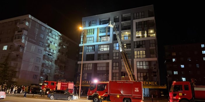 Konya'da bir restoranda doğal gaz patlaması yaşandı! Apartman boşaltıldı