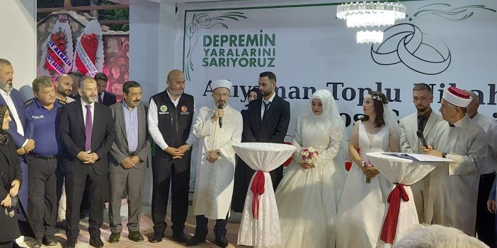 Tekin: Yüzlerce çiftin depremde kalan umutlarını canlandırdık