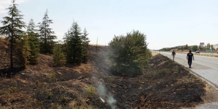 Konya'nın o ilçesinde çıkan yangında korku dolu anlar