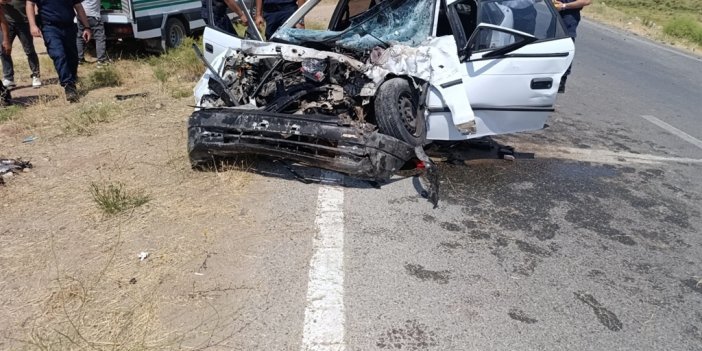 Aksaray'da otomobille kamyonet çarpıştı: 1 ölü, 3 yaralı