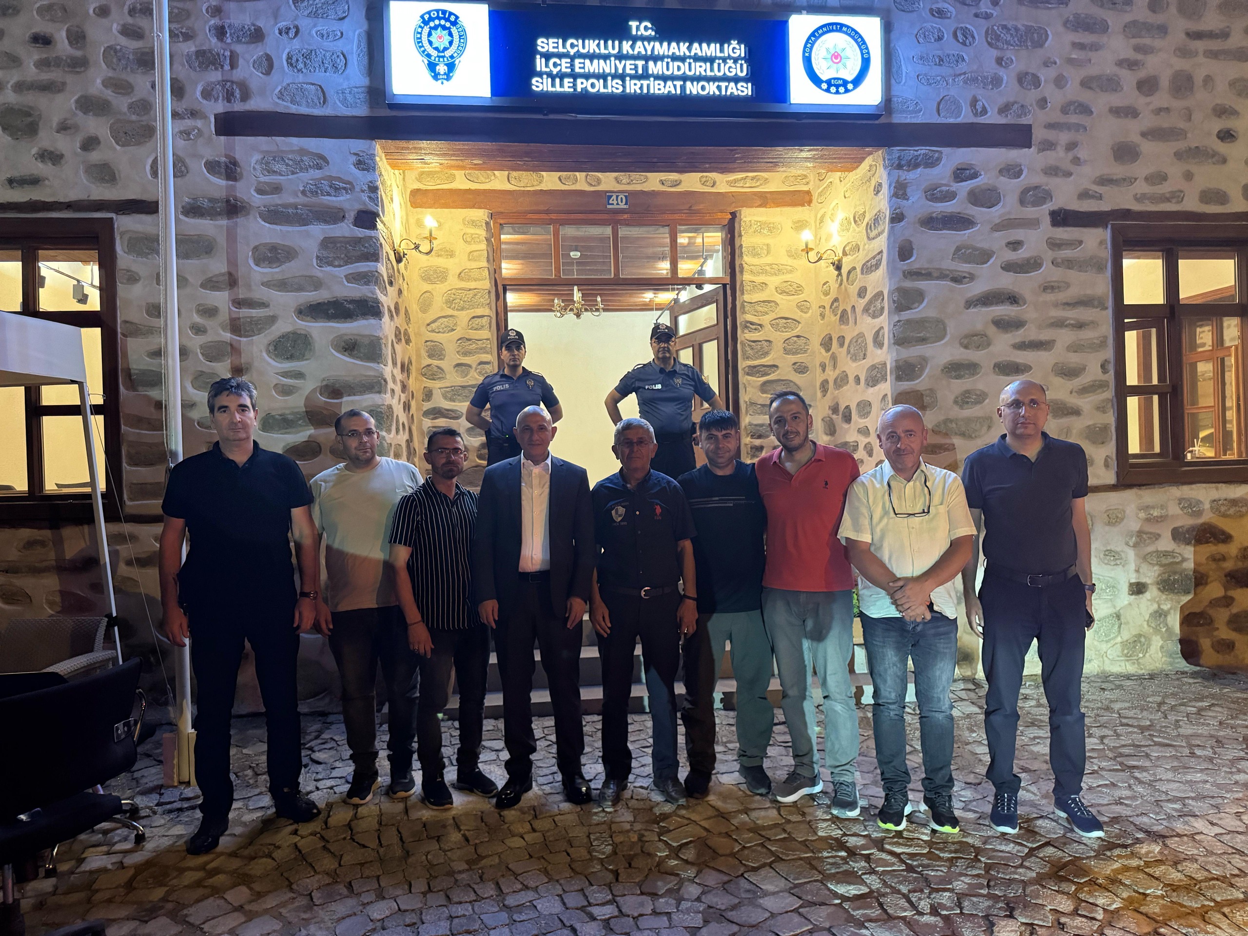 Konya İl Emniyet Müdürü Maksut Yüksek’ten Sille’de denetim ve esnaf ziyareti