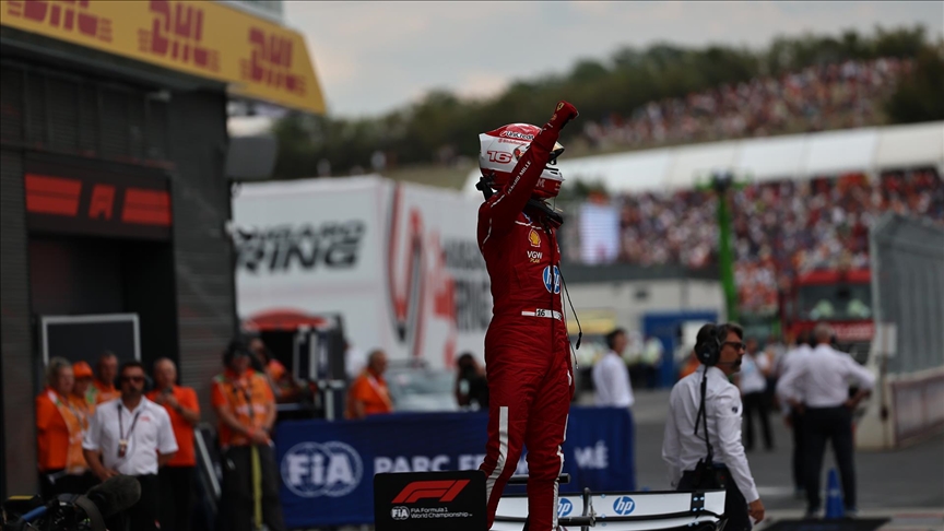 Formula 1 Macaristan Grand Prix'sinde pole pozisyonu Charles Leclerc'in