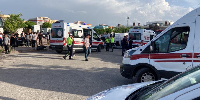 Konya'da 2 servis aracının çarpıştı: 7 yaralı