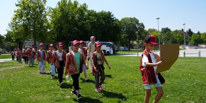 Konya'da öğrenciler geçmişe yolculuk yapıyor