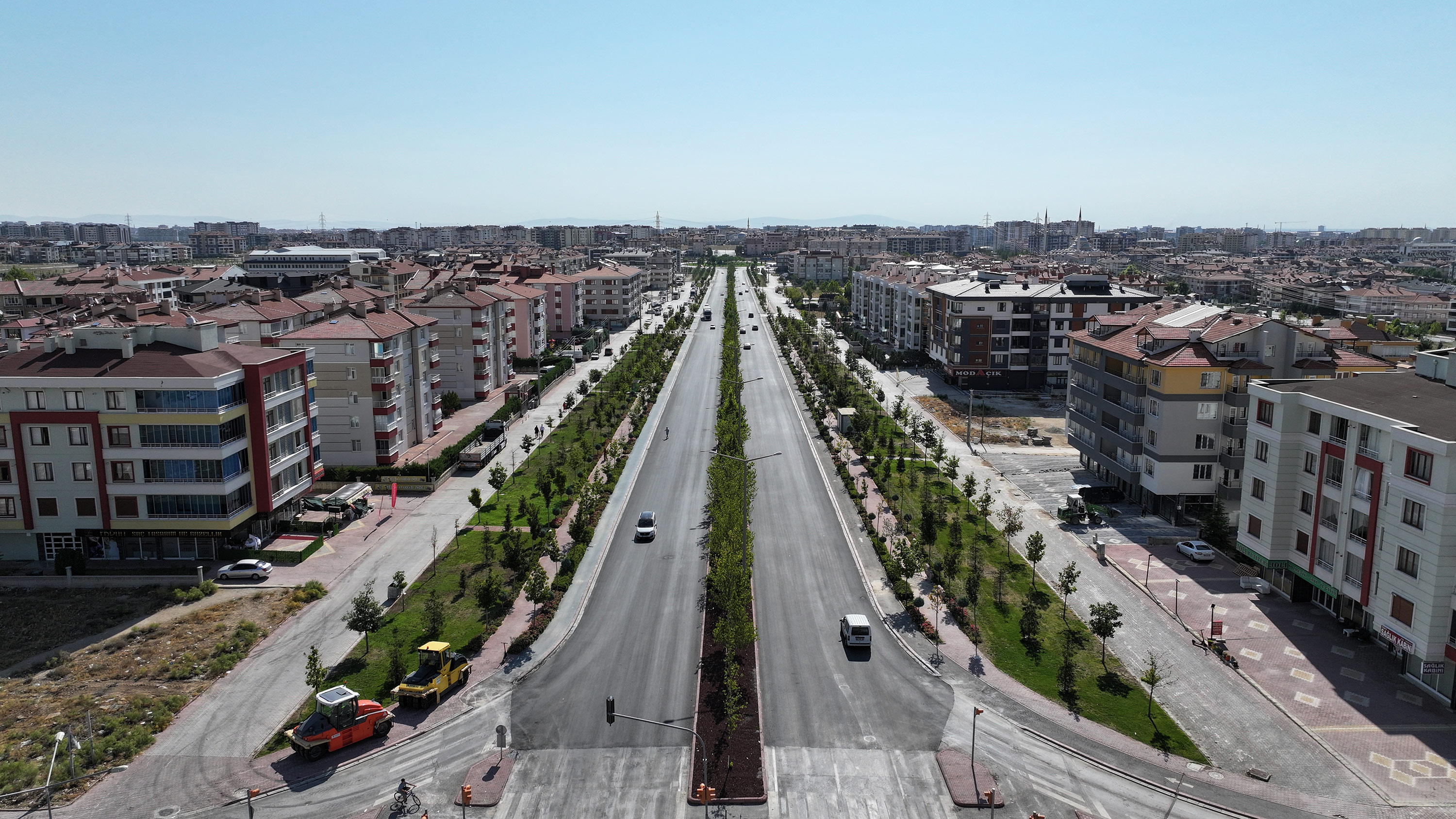 Konya Büyükşehir yol kalitesini yükseltmeye devam ediyor