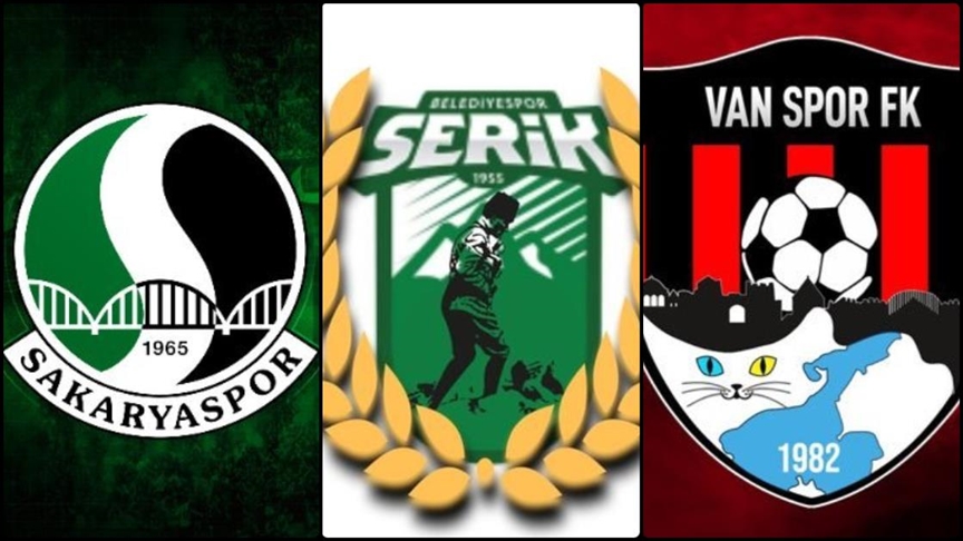 1. Lig'in en tecrübelisi Sakaryaspor, en yenileri Vanspor FK ile Serik Belediyespor