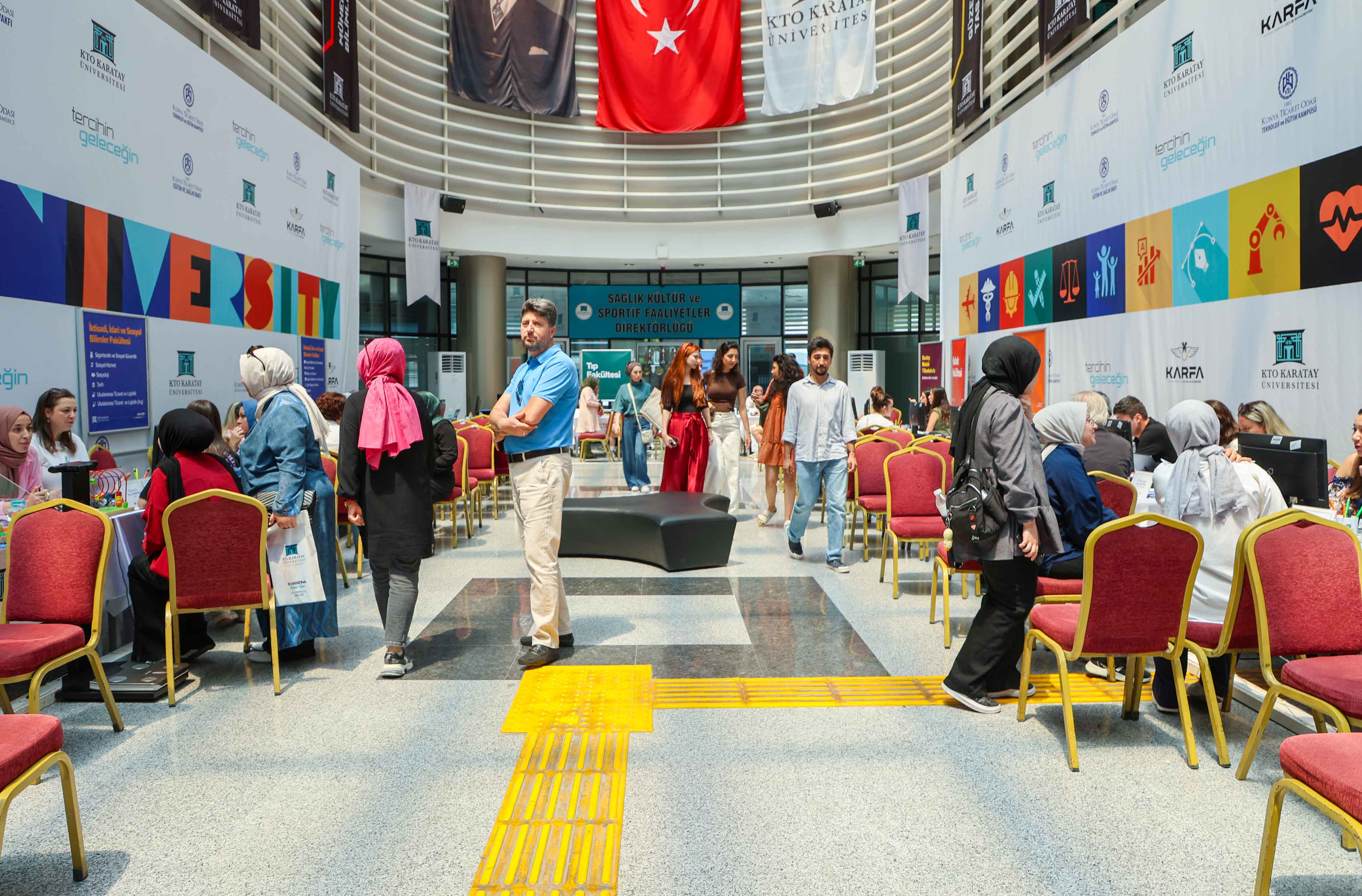 KTO Karatay Üniversitesi’nde tercih ve tanıtım günleri tüm hızıyla devam ediyor