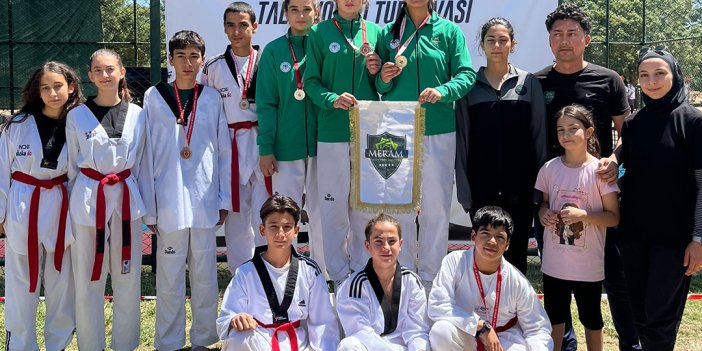 Meramlı sporcular yine zirvede