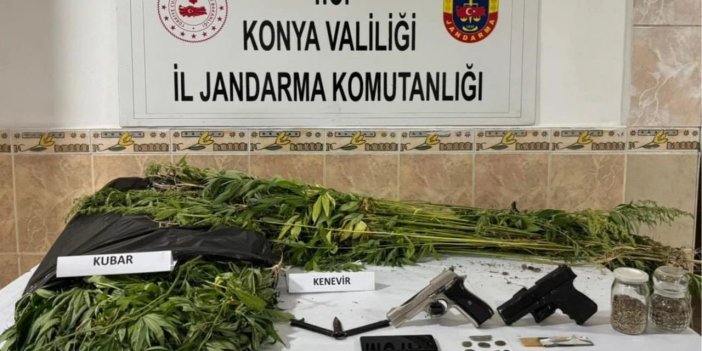 Konya'da tarihi eser ve uyuşturucu operasyonunda yakalanan 3 şüpheli tutuklandı