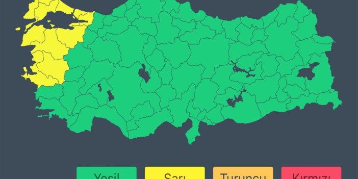İçişleri Bakanlığı'ndan 'kuvvetli rüzgar ve fırtına' uyarısı