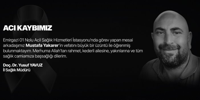 Ölümü camiayı üzdü! Acı haberi Konya İl Müdürü paylaştı