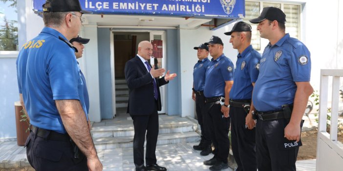Konya Emniyet Müdürü Yüksek'ten ilçe ziyaretleri